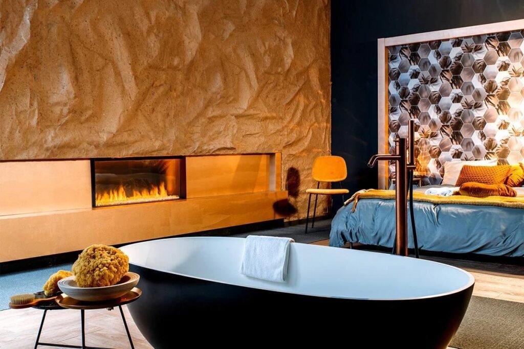 Waterdamphaard in een slaapkamer